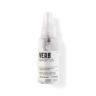 Verb Ghost Oil transparent spray bottle on white background